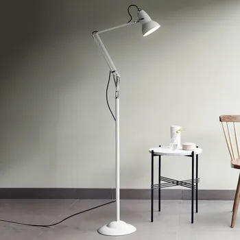 Lampička Anglepoise Original 1227 stojací lampa lněná bílá - Ø základny 26 cm; stínidlo na lampu - výška 15 cm, Ø 15 cm; výška tyče 90 cm 1 x 10 W LED - Doprava zdarma