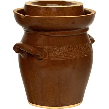 Zelák DB sud na zelí 6L - kameninový hrnec na nakládání (ruční výroba) 6 l