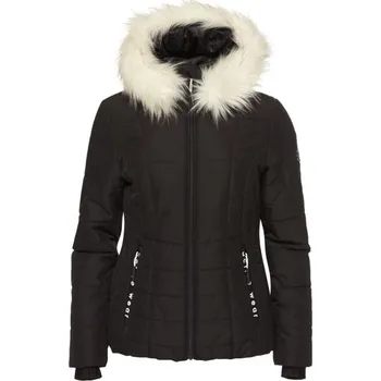 Dámská prošívaná lyžařská bunda Willard SIDI XL Černá, Bílá