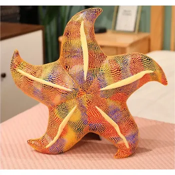 plyšák Starfish Žlutý polštář 20cm