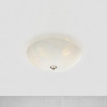 Markslöjd Skleněné stropní světlo Blad, Ø 43 cm bílé 3 x 40 W - Doprava zdarma