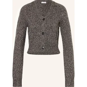 Dámský svetr Mrs & Hugs Dámský Pletený Kardigan, černá / černošedá, 42