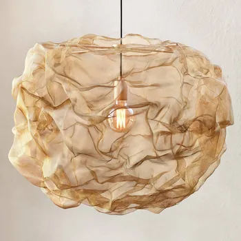 Northern Heat - závěsné světlo mosazné pletivo - Baldachýn - Ø 12 cm, výška 5,5 cm 1 x 100 W - Doprava zdarma