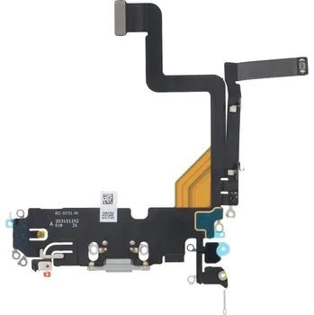 Nabíjecí port a flex kabel pro iPhone 14 Pro ORI - Bílý