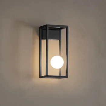 Venkovní osvětlení Karman Abachina LED nástěnné světlo 1x, IP44 černá černá, bílá 1 x 3,2 W LED - Doprava zdarma