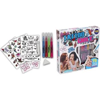 Odstranitelné tetování Funkidz Tetování s fixami set