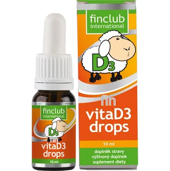 fin VitaD3drops, 10 ml (Přírodní tekutý vitamín D3)