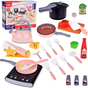 Dětská kuchyňka JOKOMISIADA Dětská kuchyňka s elektrickým vařičem a nádobím