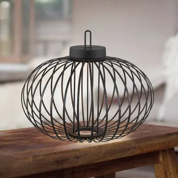 Venkovní osvětlení JUST LIGHT. GmbH JUST LIGHT. Akuba dobíjecí LED stolní lampa černá 37 cm bambusová 1 x 1,5 W LED - Doprava zdarma