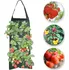 Garden King Veggie závěsný pytel na pěstování rostlin 8 děr 25 x 59 cm zelený