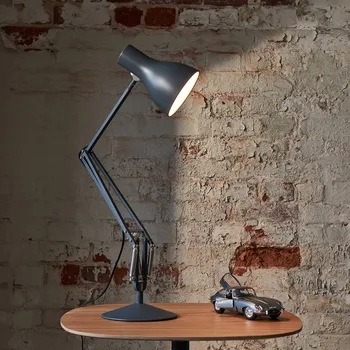 Lampička Stolní lampa Anglepoise Type 75, břidlicově šedá - Ø podstavec 20 cm; stínidlo na lampu – výška 19 cm, Ø 14 cm šedá břidlice 1 x 6 W LED - Doprava zdarma