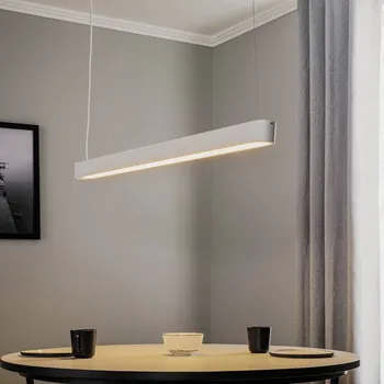 Euluna Závěsné světlo Soft bílé 125 cm - Stříška - Ø 8 cm, výška 3 cm bílá 1 x 22 W LED - Doprava zdarma