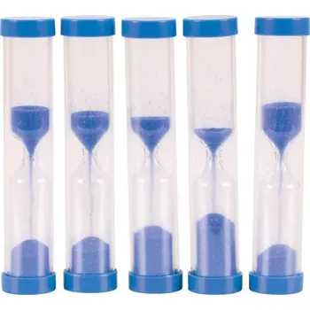 Hodiny Bigjigs Toys přesýpací hodiny 5 minut modré