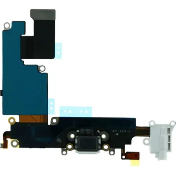 Náhradní díl pro mobilní telefon Nabíjecí port Flex kabel pro iPhone 6 Plus bílý Ori