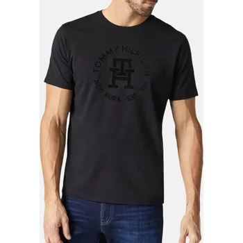 Pánské tričko Pánské triko Tommy Hilfiger - Velikost S, Barva Černá 55949 MW0MW30072