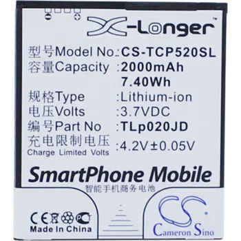 Baterie pro mobilní telefon Baterie Cameron Sino CS-TCP520SL pro TCL P5201 - neoriginální