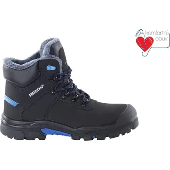Pracovní obuv Zimní bezpečnostní kotníková obuv ARDON®ROVERWIN S3 35 černá 45