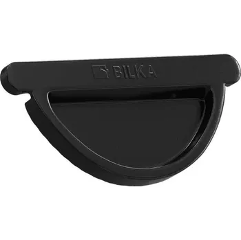 okap Gutta Barevná koncovka okapového žlabu 150 mm - RAL 9005 Varianta: barevné čelo okapového žlabu - 150 mm - RAL 9005