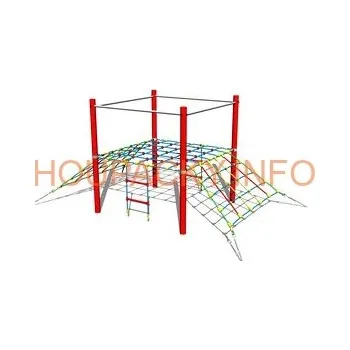 Dětský domeček Lanová rampa oboustranná LP140KR - červená (v.p. 1 m)