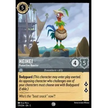 Sběratelská karetní hra Lorcana SSK 179/204 HeiHei - Protective Rooster - Shimmering Skies Stav: Near Mint, Verze: NORMAL