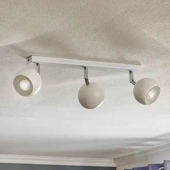 Lampička SOLLUX LIGHTING Stropní bodové světlo Flame v bílé barvě, trojité bílá 3 x 6 W LED - Doprava zdarma