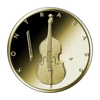 50 Euro zlatá mince Kontrabass 2018 (A)