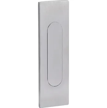 Dveřní kování Úchytka na posuvné dveře COBRA 3663 BEZ OTVORU S PRUŽINOU (OLV - mosaz leštěná) - PÁR, COBRA OLV (mosaz leštěná, lesklá)