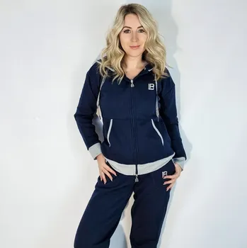Tepláková souprava s kapucí Laura Biagiotti Zip Navy Velikost: L