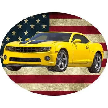 Nášivka Nažehlovačka Chevrolet Camaro (digitální nažehlovačka s osobním autem)