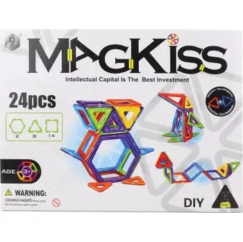 ostatní stavebnice Magkiss magnetická stavebnice 24ks