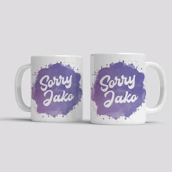 Hrnek Sorry Jako - Žlutá