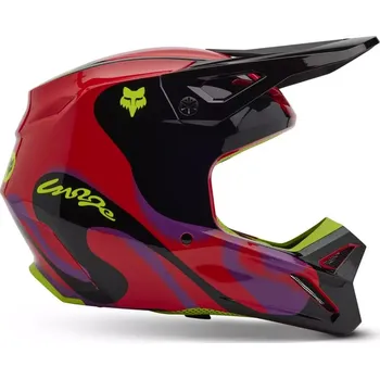 Helma na motorku Fox V1 Emotion Helmet M fluorescent red