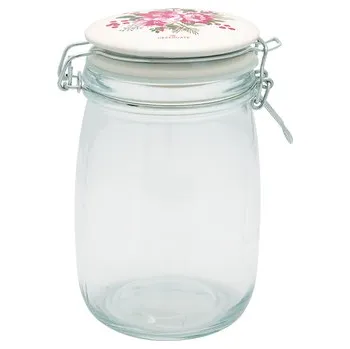 Dóza na potraviny Skleněná dóza Charline White