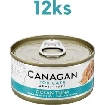 Pro kočku Canagan Cat konzerva Tuňák 12 x 75 g