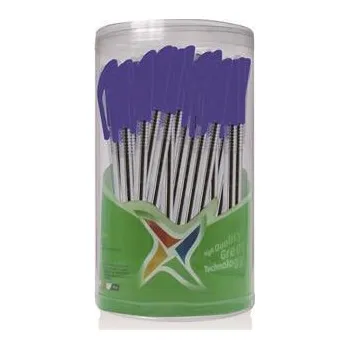 FLEXOFFICE Kuličkové pero FO-049, modrá, 0,20 mm, s uzávěrem, 50 ks, FLEXOFFICE ,balení 50 ks 126642