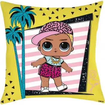 HALANTEX Oboustranný dekorační polštářek 40/40cm LOL Surprise