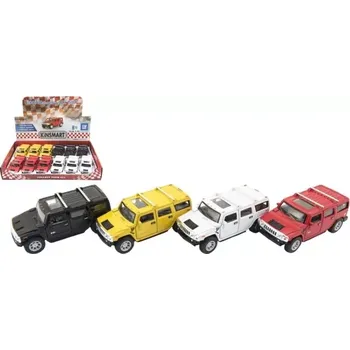 autíčko KINSMART Auto model 1:40 HUMMER H2 SUV kov PB 12cm 4 barvy