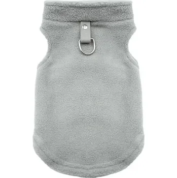 Obleček pro psa Teplý fleecový kabát pro malé psy - šedá,M