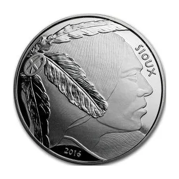 1 unce stříbrná mince Sioux Indian 2016