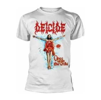 Merch Deicide: Tričko Once Upon The Cross (white) S 2021