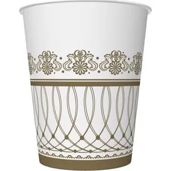 Jednorázové nádobí Papírové kelímky 250ml KM01 OG 049101