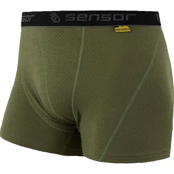 cyklistický dres Boxerky SENSOR MERINO DOUBLE FACE safari L