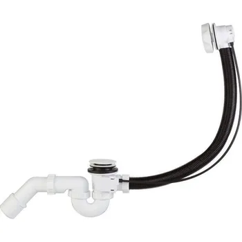 Sifon Automatický vanový sifon s přepadem STY-536-A - Chrom (OLPSTY536AK) HOPA