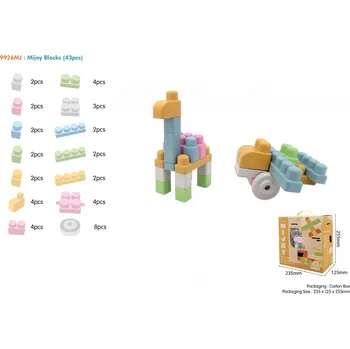 ostatní stavebnice BIO Stavebnice pro nejmenší 43 ks