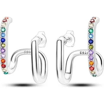 Náušnice Přívěskynakrk.cz Stříbrné atypické náušnice