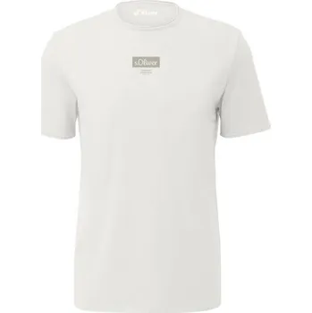 Pánské tričko s.Oliver RL T-SHIRT SS XXL Bílá, Šedá