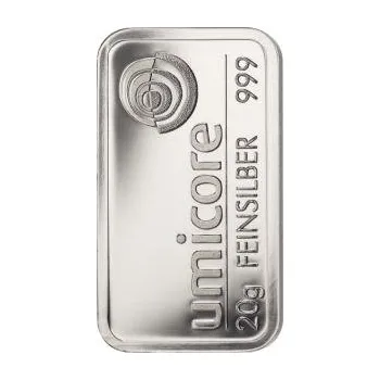 20 gramů stříbrný slitek