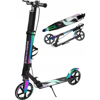 Koloběžka Skládací koloběžka Raven Celia BLACK Neo Chrome s ruční brzdou ABEC9 200mm