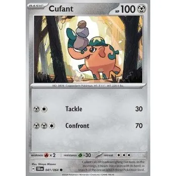 Sběratelská karetní hra Pokémon SFA 041/064 Cufant - Shrouded Fable Stav: Near Mint, Verze: NORMAL