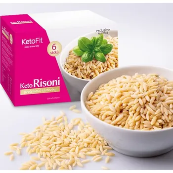 Keto dieta KetoFit Proteinové keto těstoviny RISONI, 300 g (6x50g)
